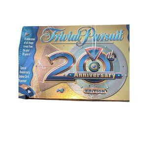 Trivial Pursuit 20th Anniversary Edition Board Game Complete Set Vtg 80s 90s Y2K